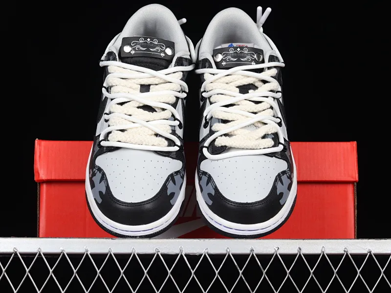 All categories Nk SB Dunk series Nk SB Dunk Low low-top sneakers F version Nk Dunk Low strap deconstruction SB smashed backboard fashion casual sneakers DD3363-002